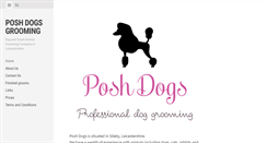 Desktop Screenshot of poshdogsgrooming.com